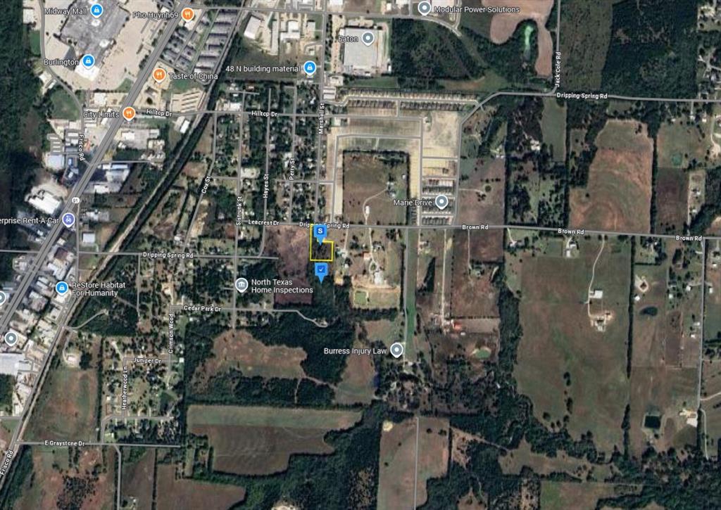 3160 Dripping Spring Road Sherman, TX 75090 - Photo 3 of 6 Aerial view of property's location