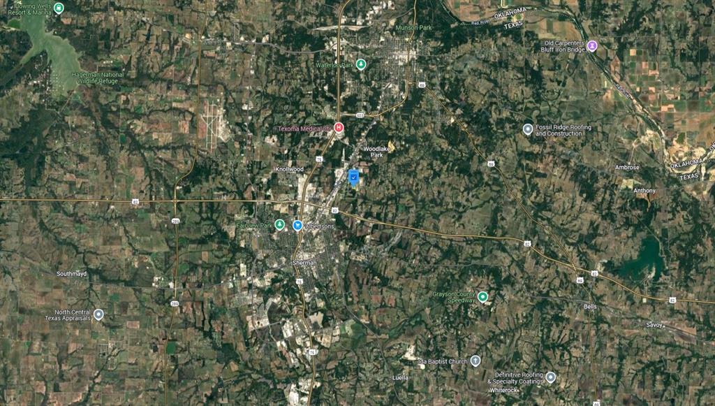 3160 Dripping Spring Road Sherman, TX 75090 - Photo 5 of 6 Aerial overview of property's location