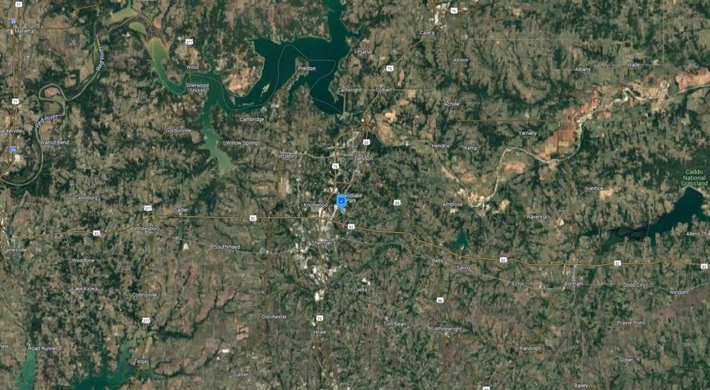 3160 Dripping Spring Road Sherman, TX 75090 - Photo 6 of 6 Aerial overview of property's location