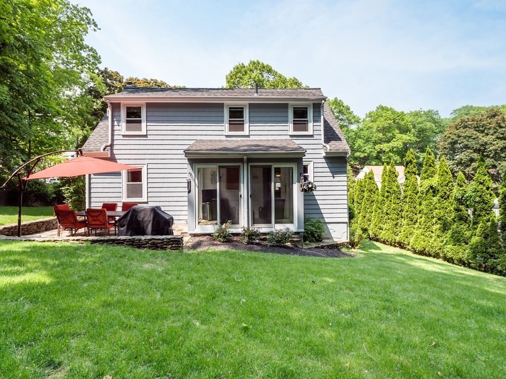 39 Echo Street Melrose, MA 02176 - Photo 24 of 32 a view of a house with a yard and sitting area