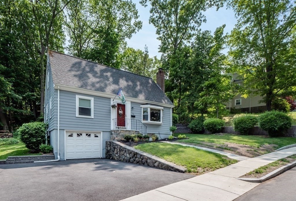 39 Echo Street Melrose, MA 02176 - Photo 32 of 32 a front view of house with yard and green space