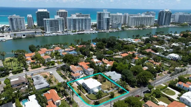 a view of a city with tall buildings