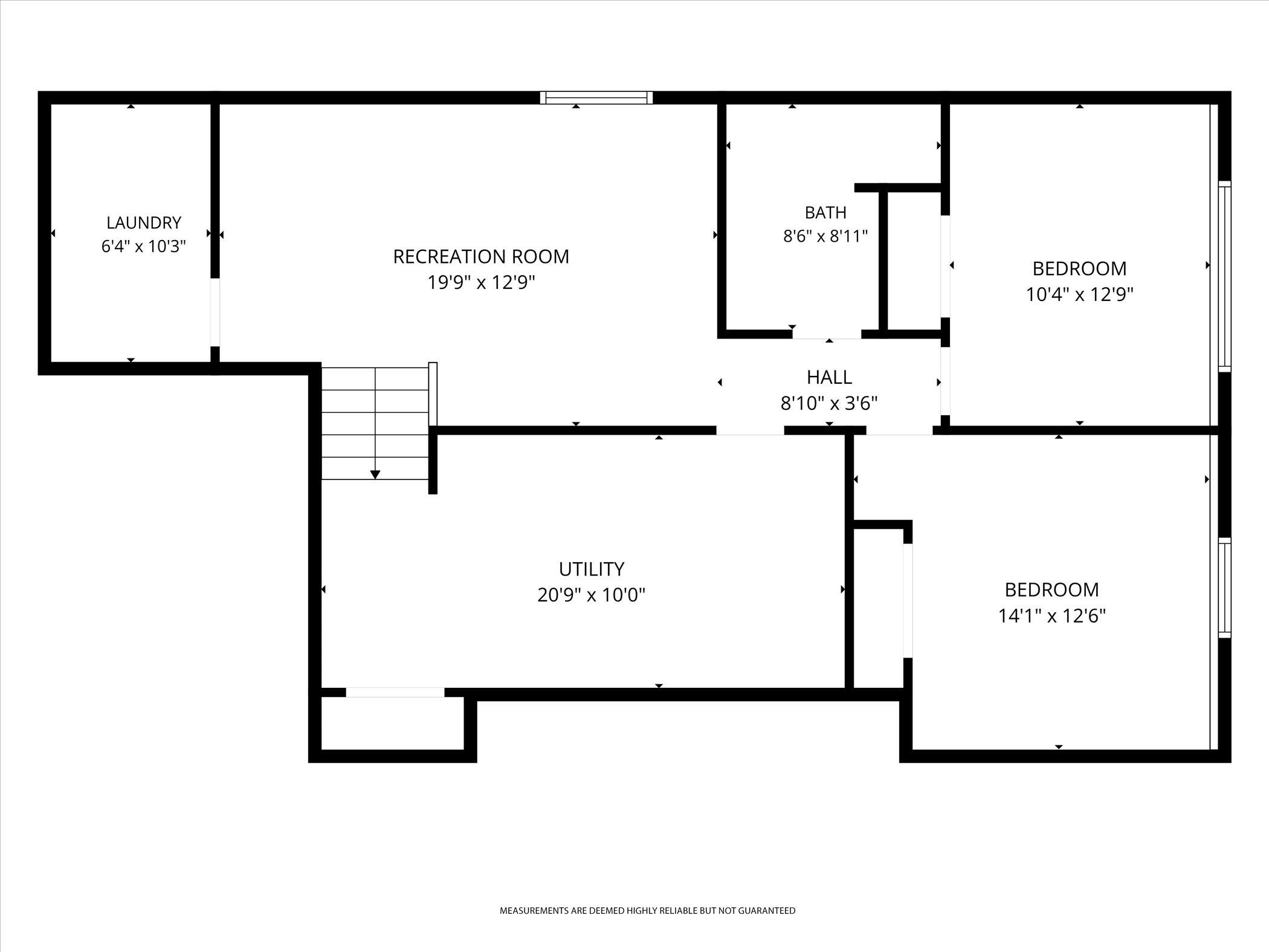 2747 4 Mile Road Northwest Grand Rapids, MI 49544 - Photo 47 of 48 Lower Level Floorplan