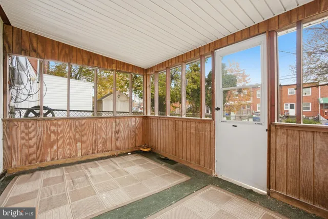 a view of front door