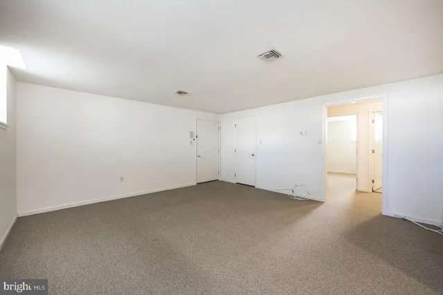 a close view of closet