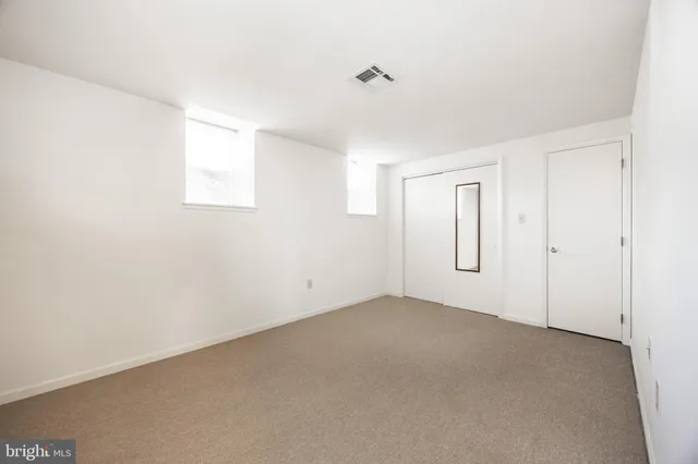 a view of an empty room