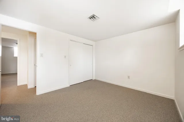 a view of closet area