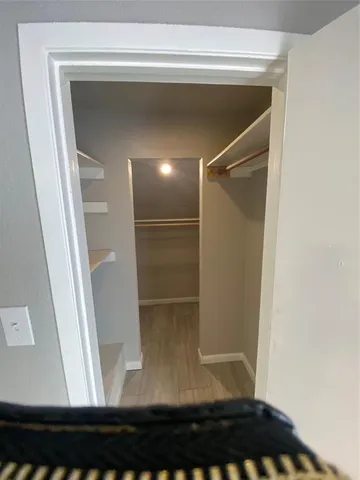 a view of walk in closet
