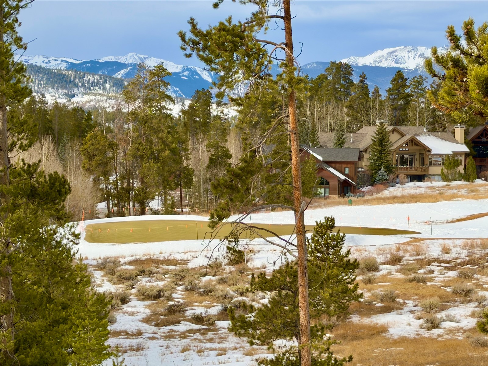 21640 Highway 6, Unit 2124 Keystone, CO 80435 - Photo 37 of 49 West View - 5h Hole of The River Golf Course in Winter