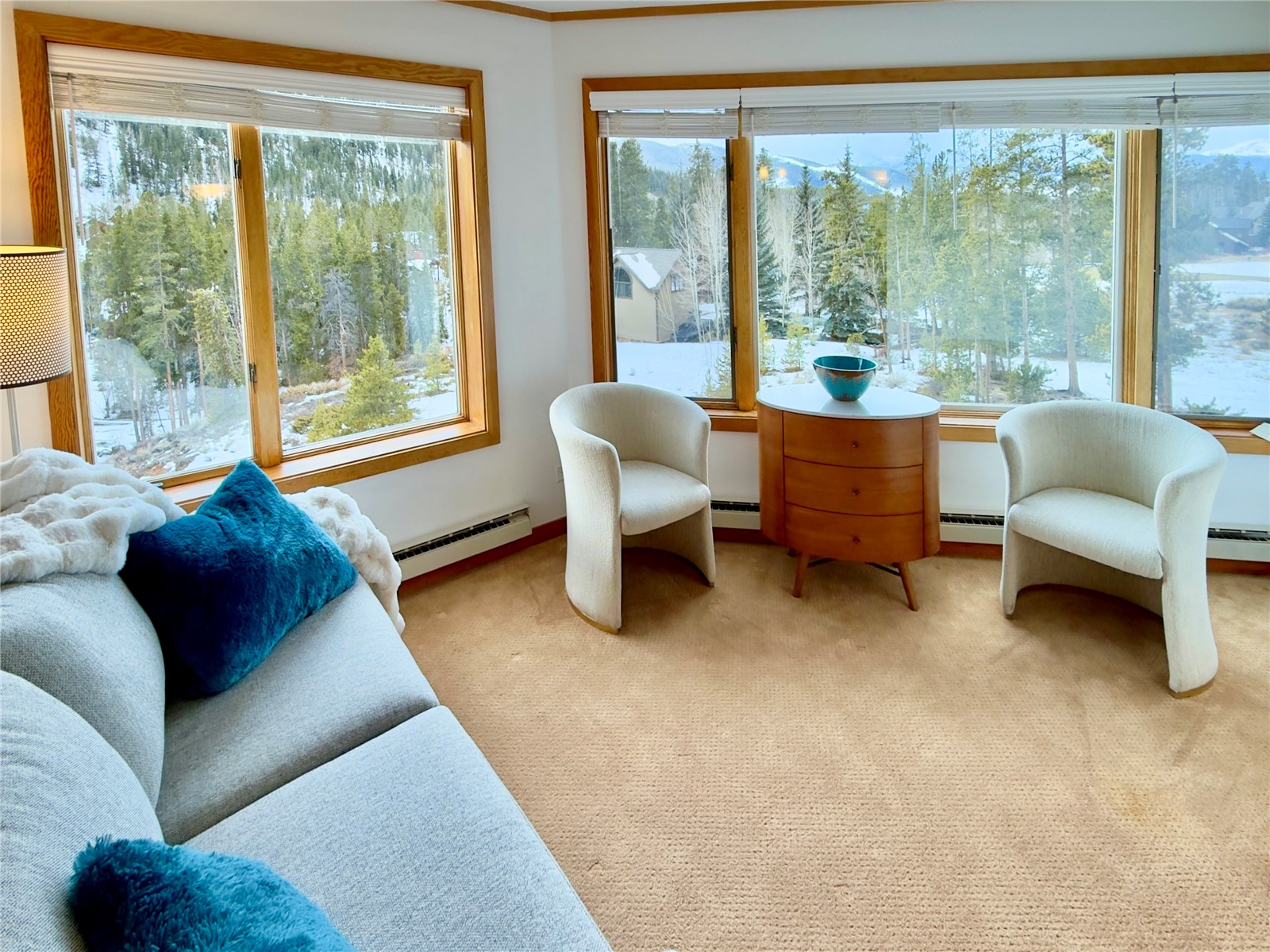 21640 Highway 6, Unit 2124 Keystone, CO 80435 - Photo 4 of 49 Bonus Room with picturesque windows to Stellar Views! (To the left (South) is the Snake River - mountain views to the West