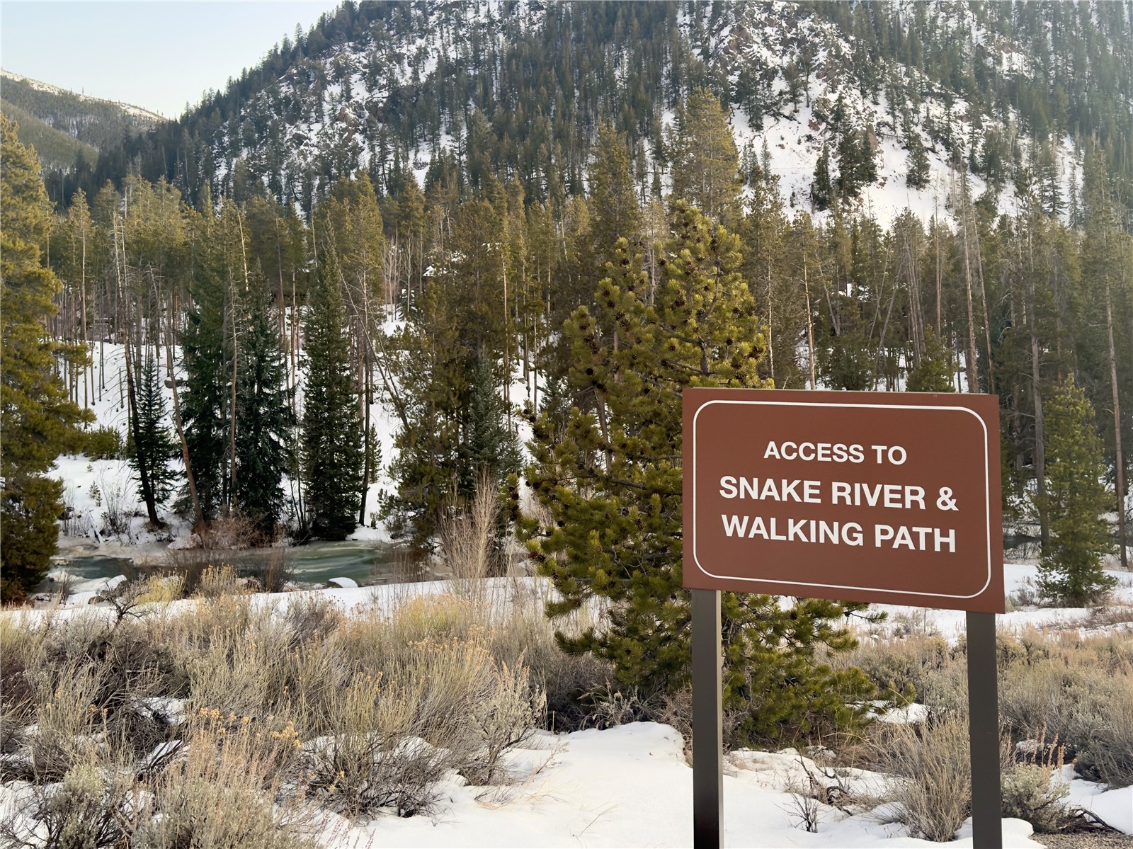 21640 Highway 6, Unit 2124 Keystone, CO 80435 - Photo 41 of 49 End Unit - easy access to Walking Path / Bike Path and the Snake River