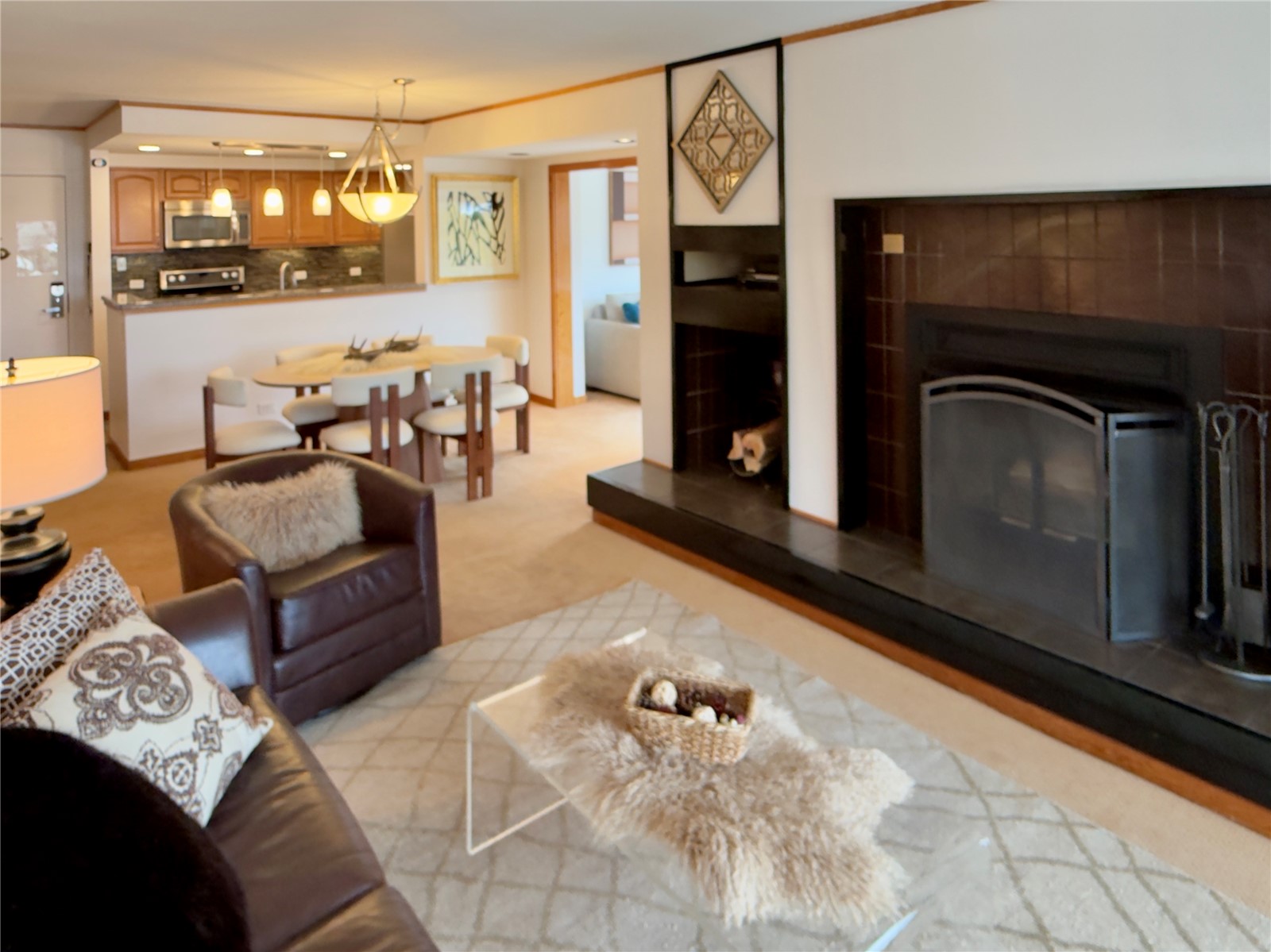 21640 Highway 6, Unit 2124 Keystone, CO 80435 - Photo 9 of 49 Wood burning fireplace