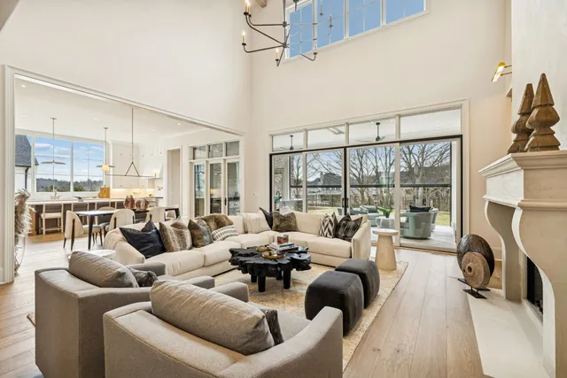 a view of wooden door