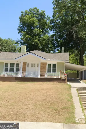 a view of a house with pool
