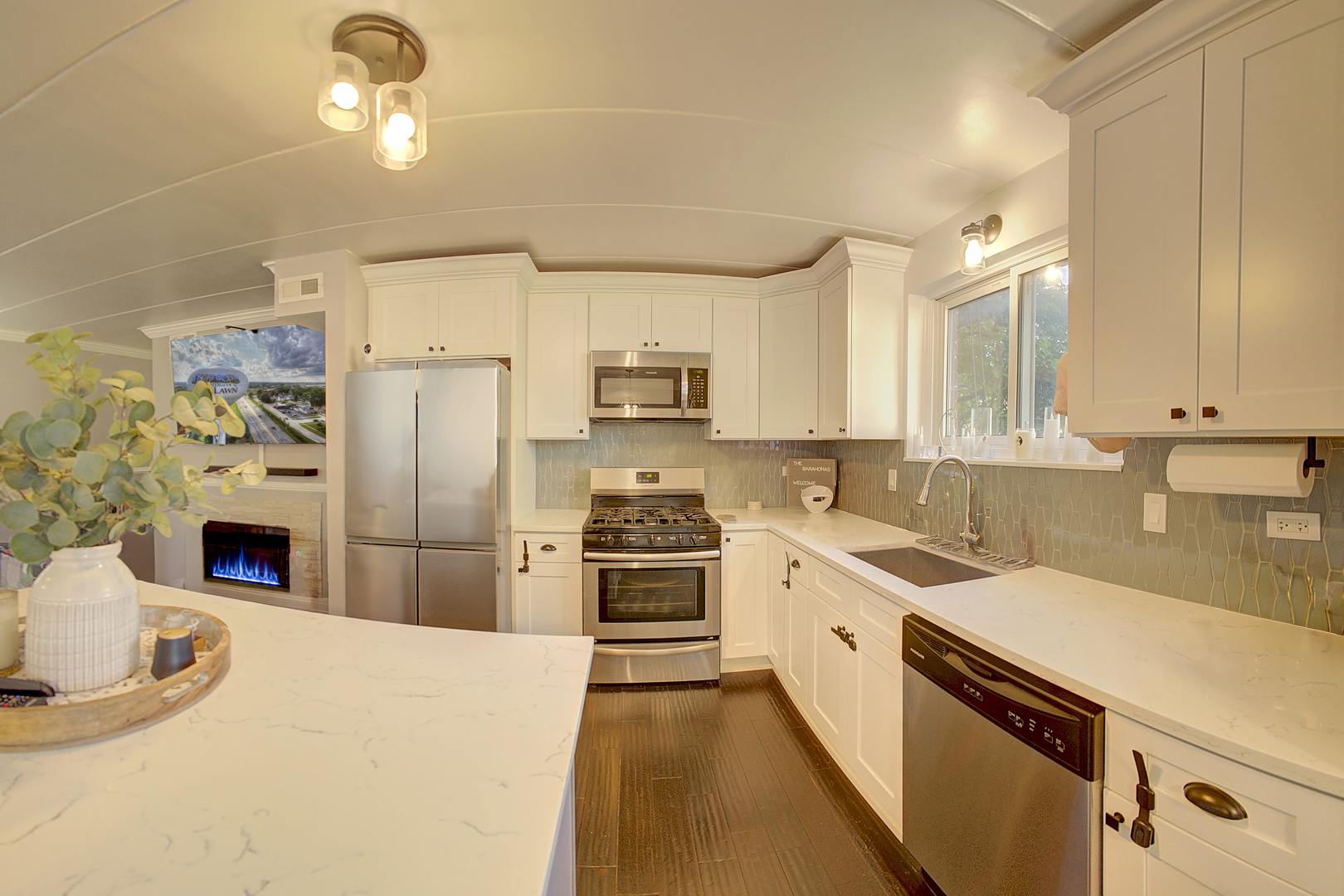 10230 Washington Avenue, Unit 1D Oak Lawn, IL 60453 - Photo 10 of 19 a kitchen with a sink a stove a refrigerator and cabinets