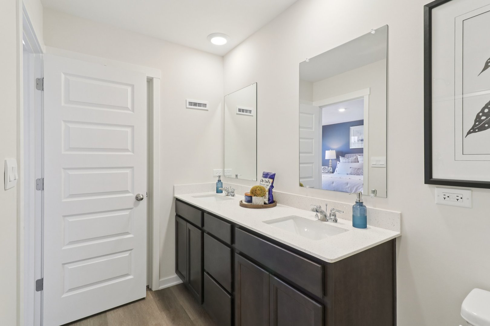1721 Stable Lane Aurora, IL 60503 - Photo 25 of 34 a bathroom with a sink and a mirror