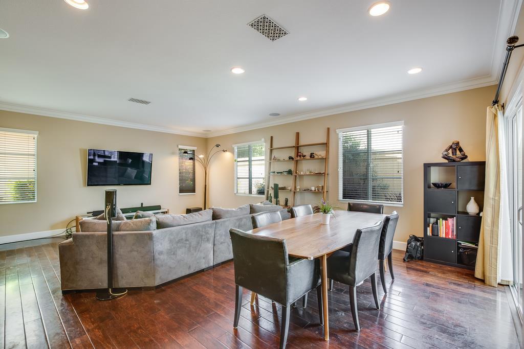 1420 Dahlia Loop San Jose, CA 95126 - Photo 8 of 36 a view of a dining room with furniture and wooden floor