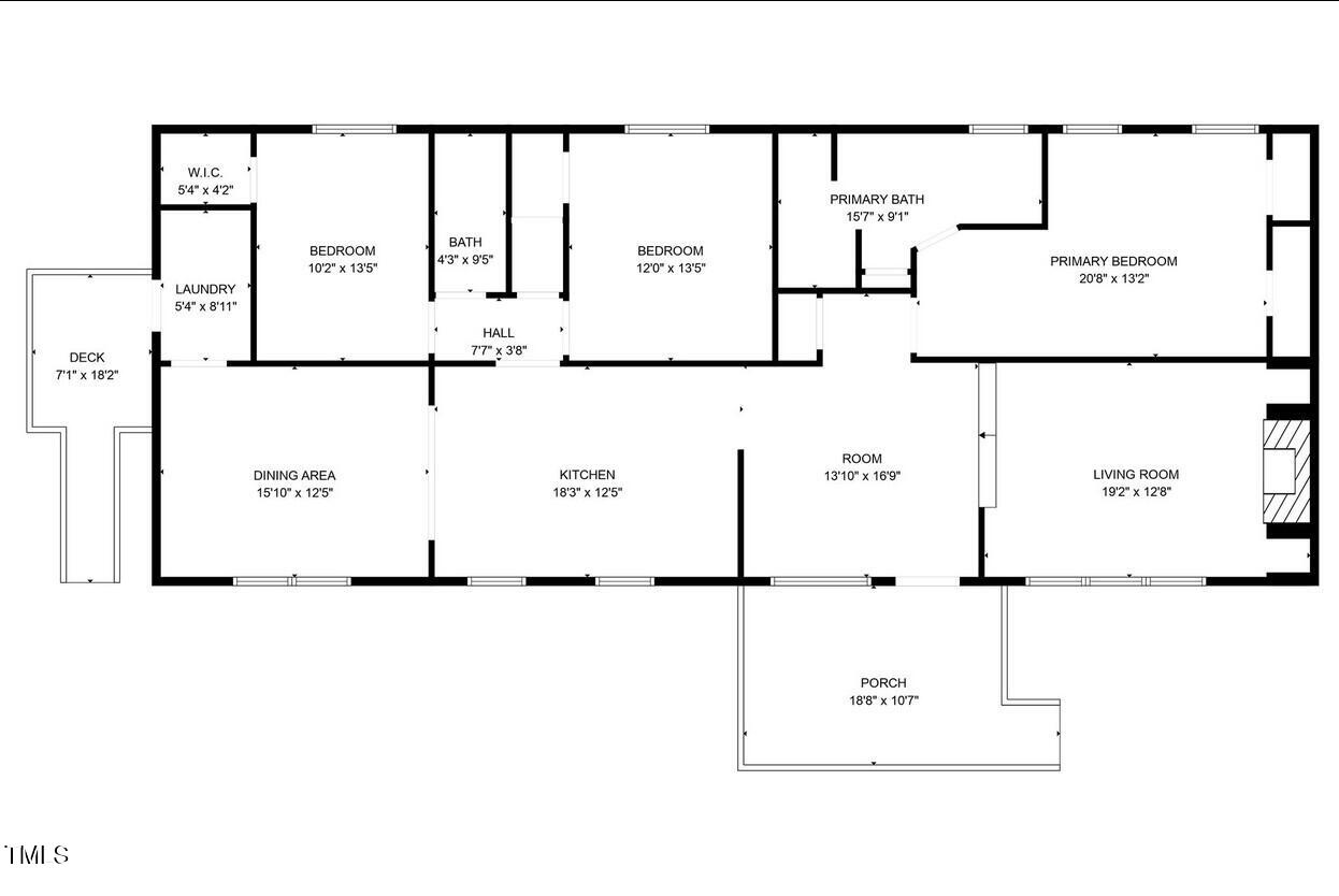 261 Ragland Lane Henderson, NC 27537 - Photo 57 of 58 a picture of a floor plan