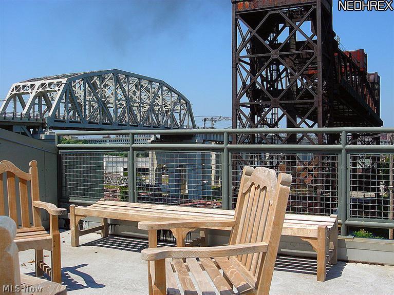 1931 Columbus Road Cleveland, OH 44113 - Photo 16 of 20 Bridge views from roof-level deck.