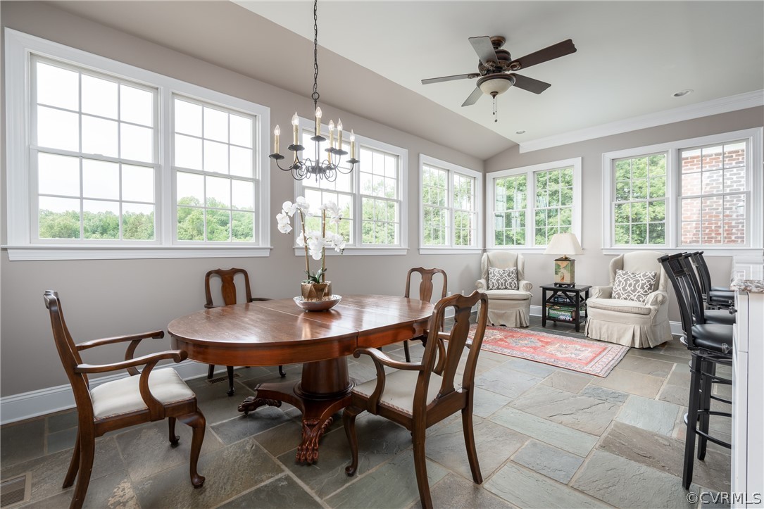 2190 Manakin Road Manakin-Sabot, VA 23103 - Photo 16 of 31 a view of a dining room with furniture window and outside view
