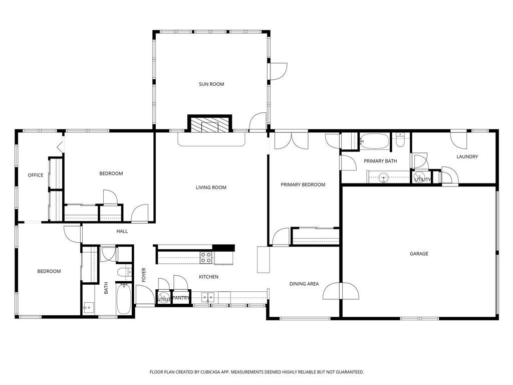 221 West 5th Street Springtown, TX 76082 - Photo 20 of 20 a picture of a floor plan