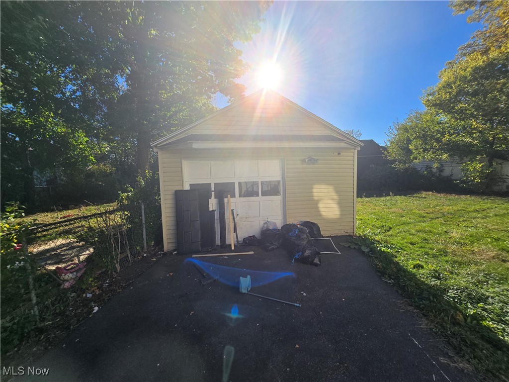 3616 Independence Road Cleveland, OH 44105 - Photo 10 of 10 View of detached garage