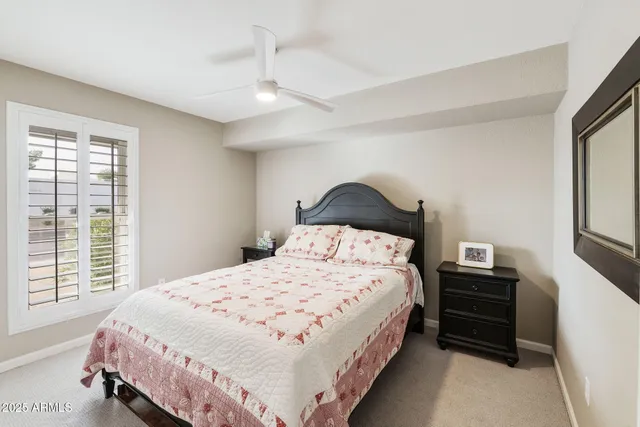 an aerial view of houses with yard