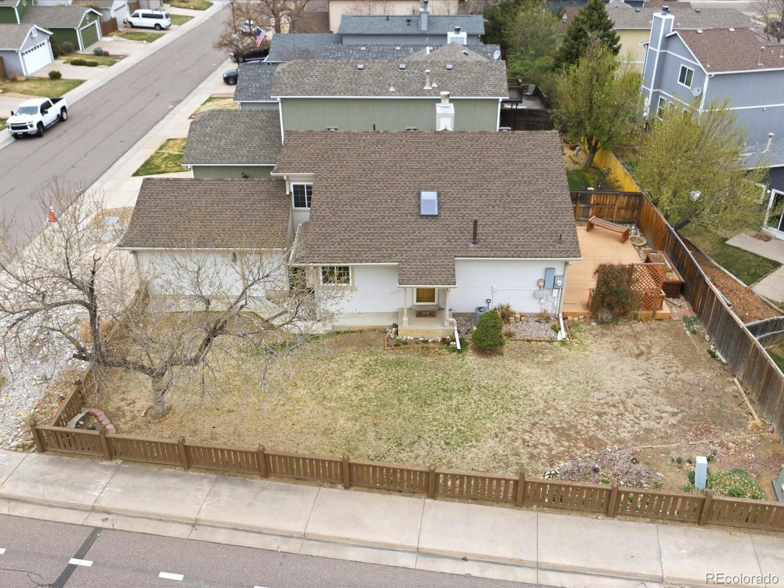 765 Stowe Street Highlands Ranch, CO 80126 - Photo 39 of 43 an aerial view of a house
