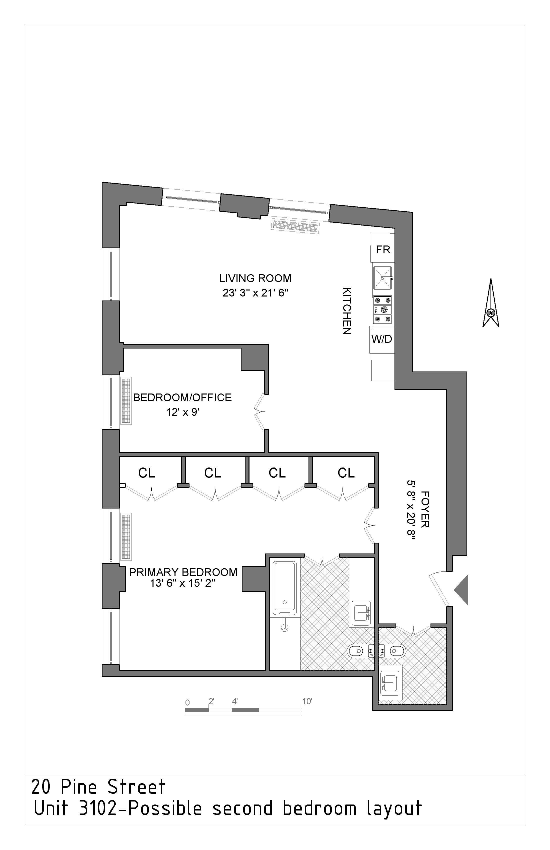 20 Pine Street, Unit 3102 Manhattan, NY 10005 - Photo 6 of 7