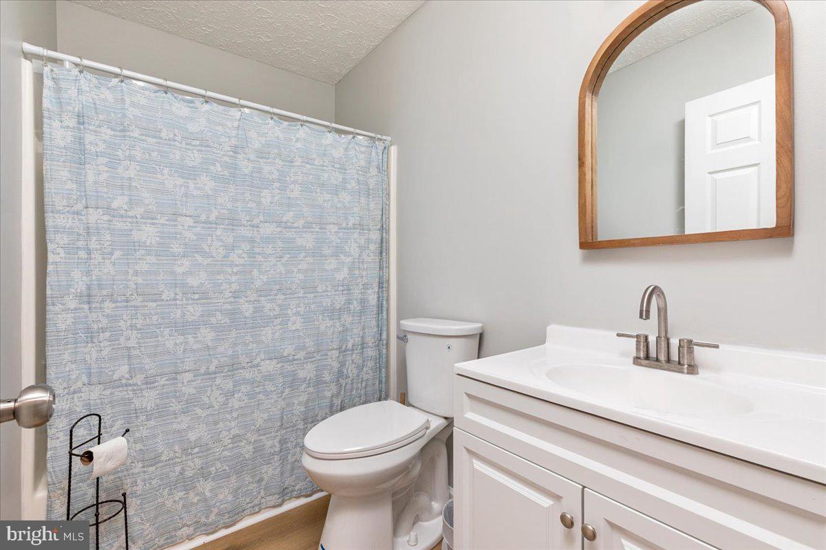 10346 Groves Farm Road Midland, VA 22728 - Photo 14 of 36 a bathroom with a sink a toilet and a mirror
