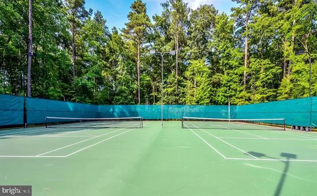 a view of a tennis court