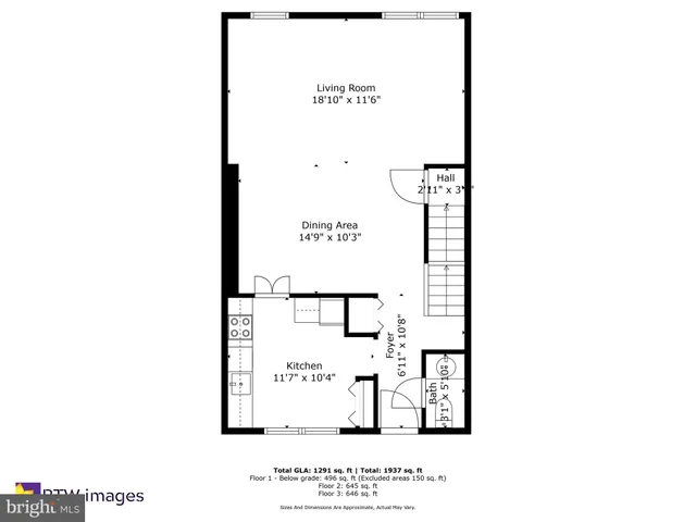 a black and white photo of a floor plan