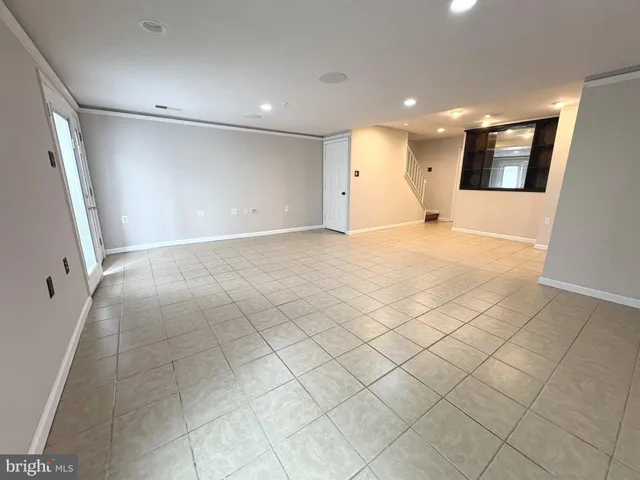 a view of an empty room