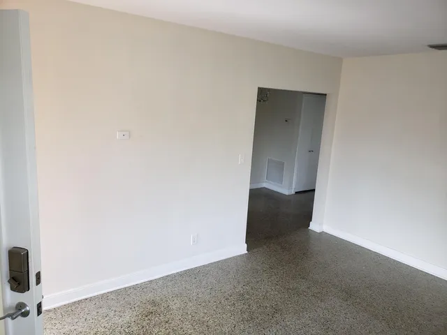 a view of an empty room