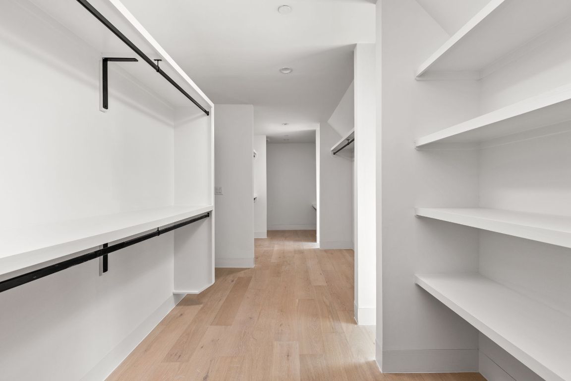1603 Chelsea Lane, Unit 3 Austin, TX 78704 - Photo 24 of 40 Spacious closet featuring light wood-style floors