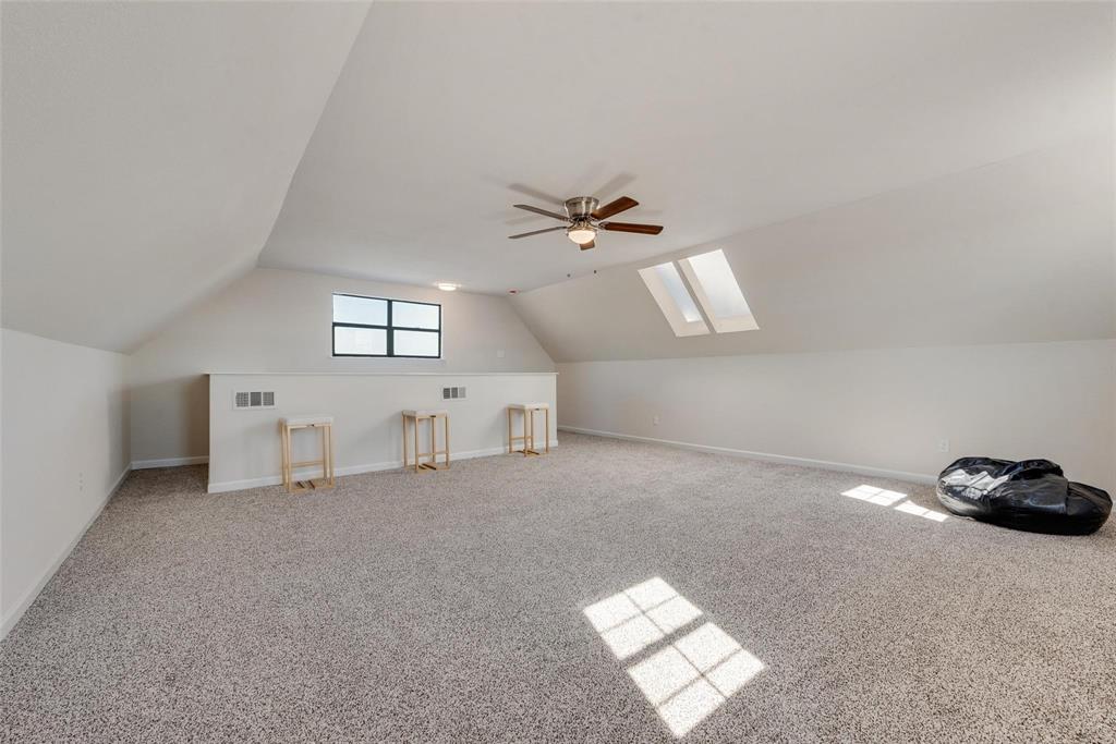 506 North Fm 156 Ponder, TX 76259 - Photo 17 of 23 an empty room with windows and ceiling fan