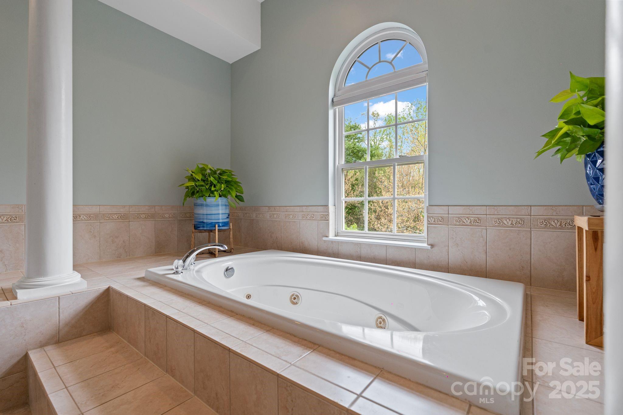 1039 Sharon Lee Avenue Fort Mill, SC 29708 - Photo 40 of 46 a bath tub sitting next to a blue sink and a window