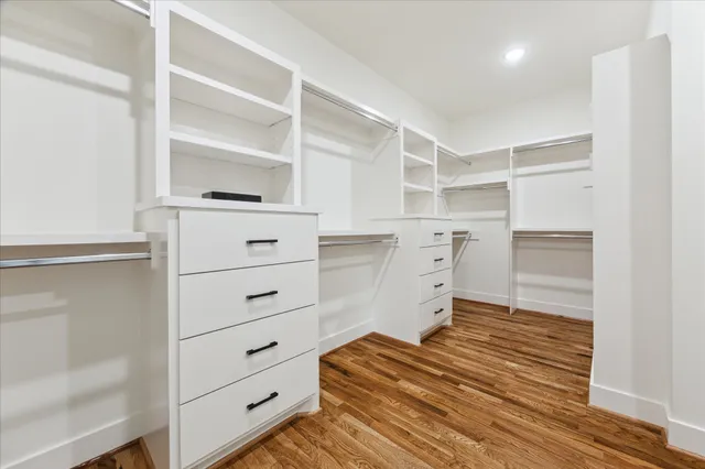 a view of closet area