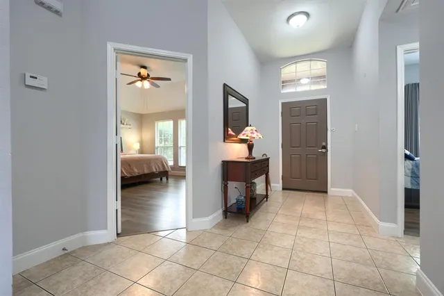 a view of a livingroom and a bedroom