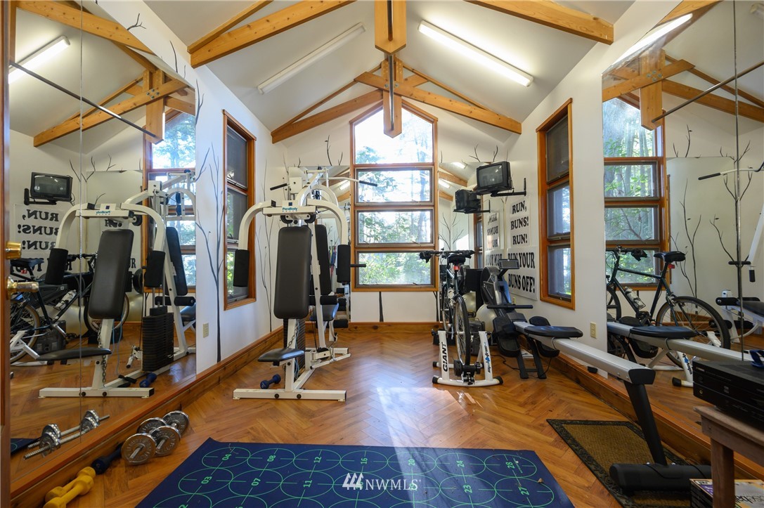 14114 Ervine Road Anacortes, WA 98221 - Photo 37 of 40 a view of a room with gym equipment