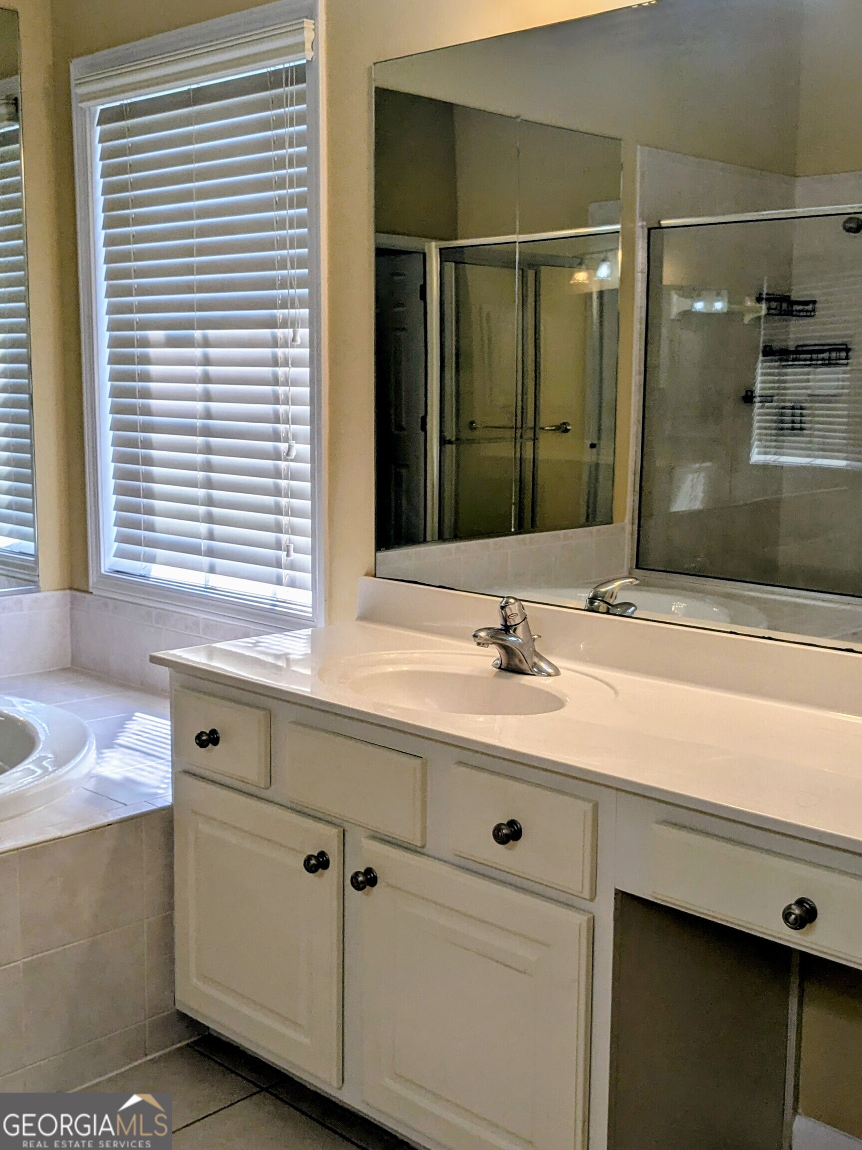 137 Village Green Circle Tyrone, GA 30290 - Photo 24 of 30 a bathroom with a sink and a mirror