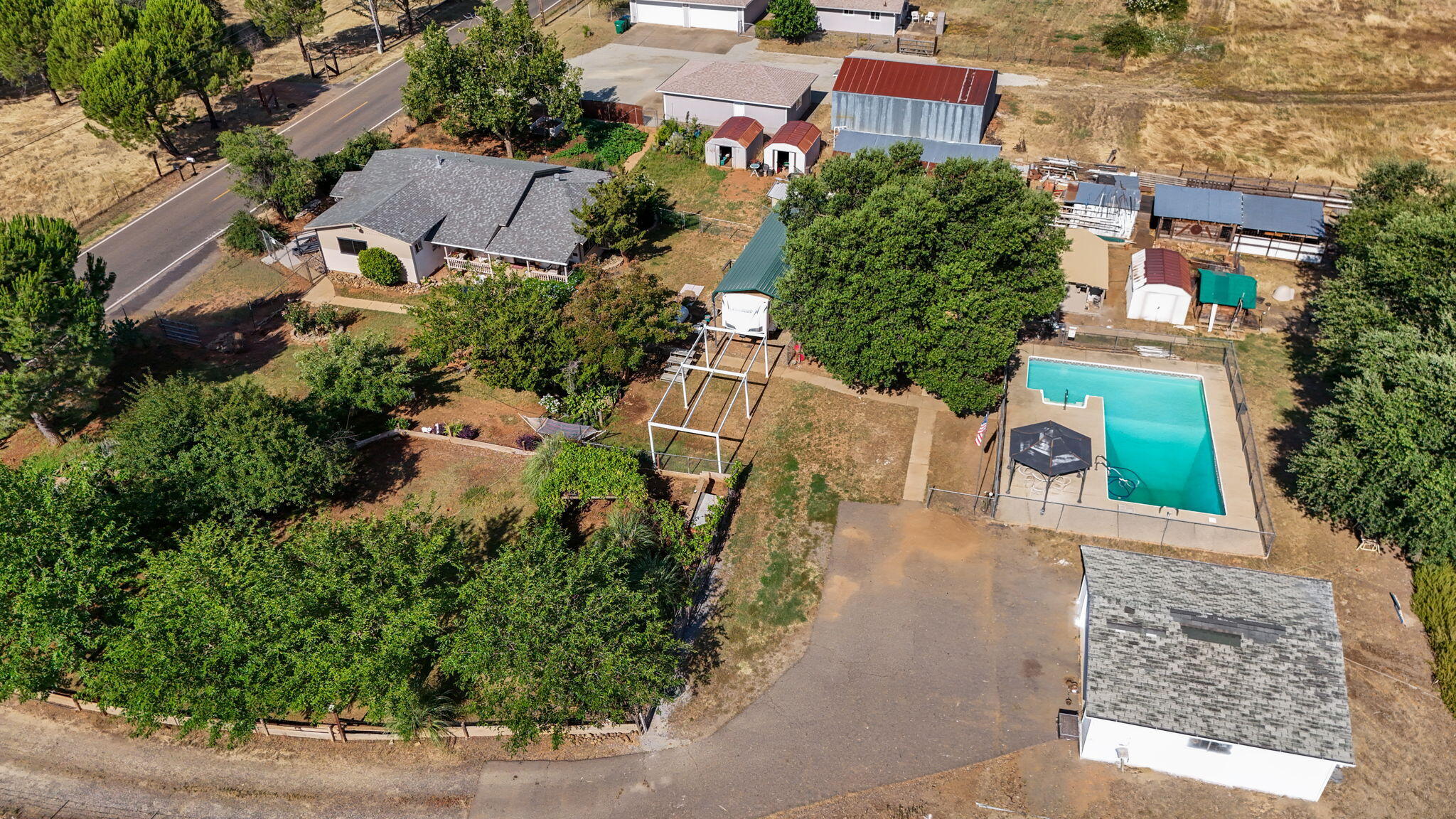 15680 Cloverdale Road Anderson, CA 96007 - Photo 24 of 27 Aerial View