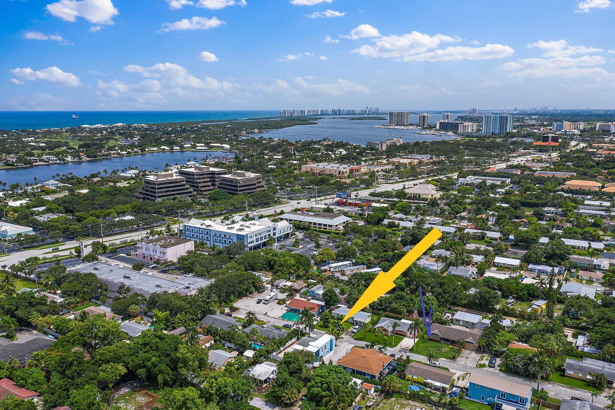 1779 Len Drive North Palm Beach, FL 33408 - Photo 2 of 32 1779 Len Dr aerial water southeast