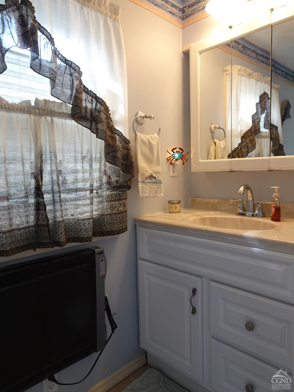 161 Highway 23 Claverack, NY 12513 - Photo 33 of 56 a bathroom with a sink and a mirror