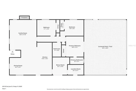 $825,000 | 3815 West San Juan Street, Tampa, FL 33629