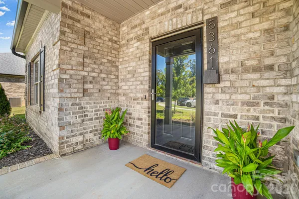a view of a entryway door of the house