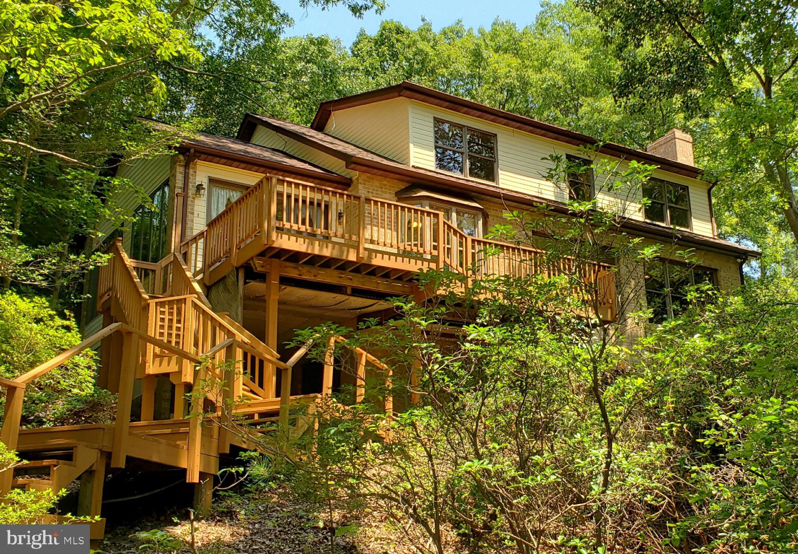 12555 Rousby Hall Road Lusby, MD 20657 - Photo 5 of 18 Fresh Stain on the Lovely back deck