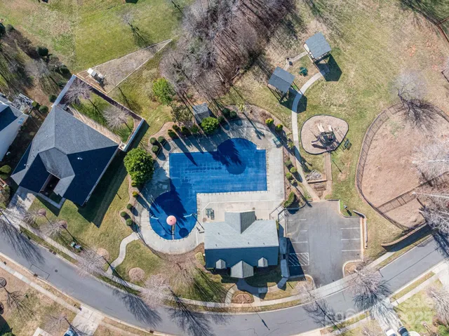 a backyard of a house