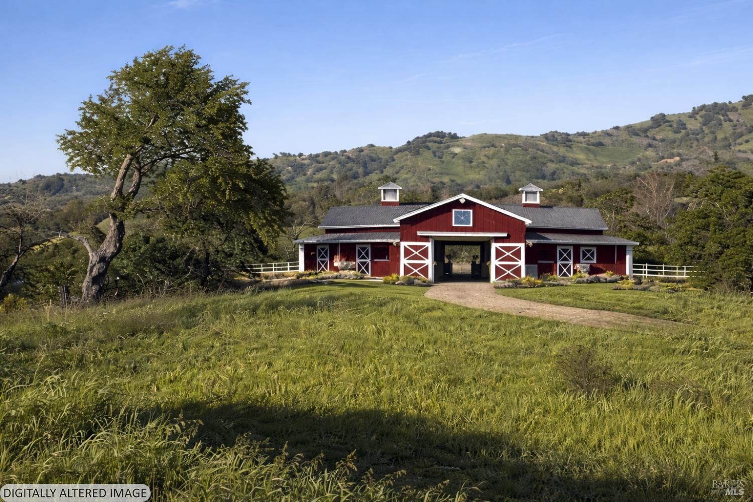 6958 Oak Tree Trail Vacaville, CA 95688 - Photo 15 of 19 Virtual Image of the 6-stall barn previously at the homesite