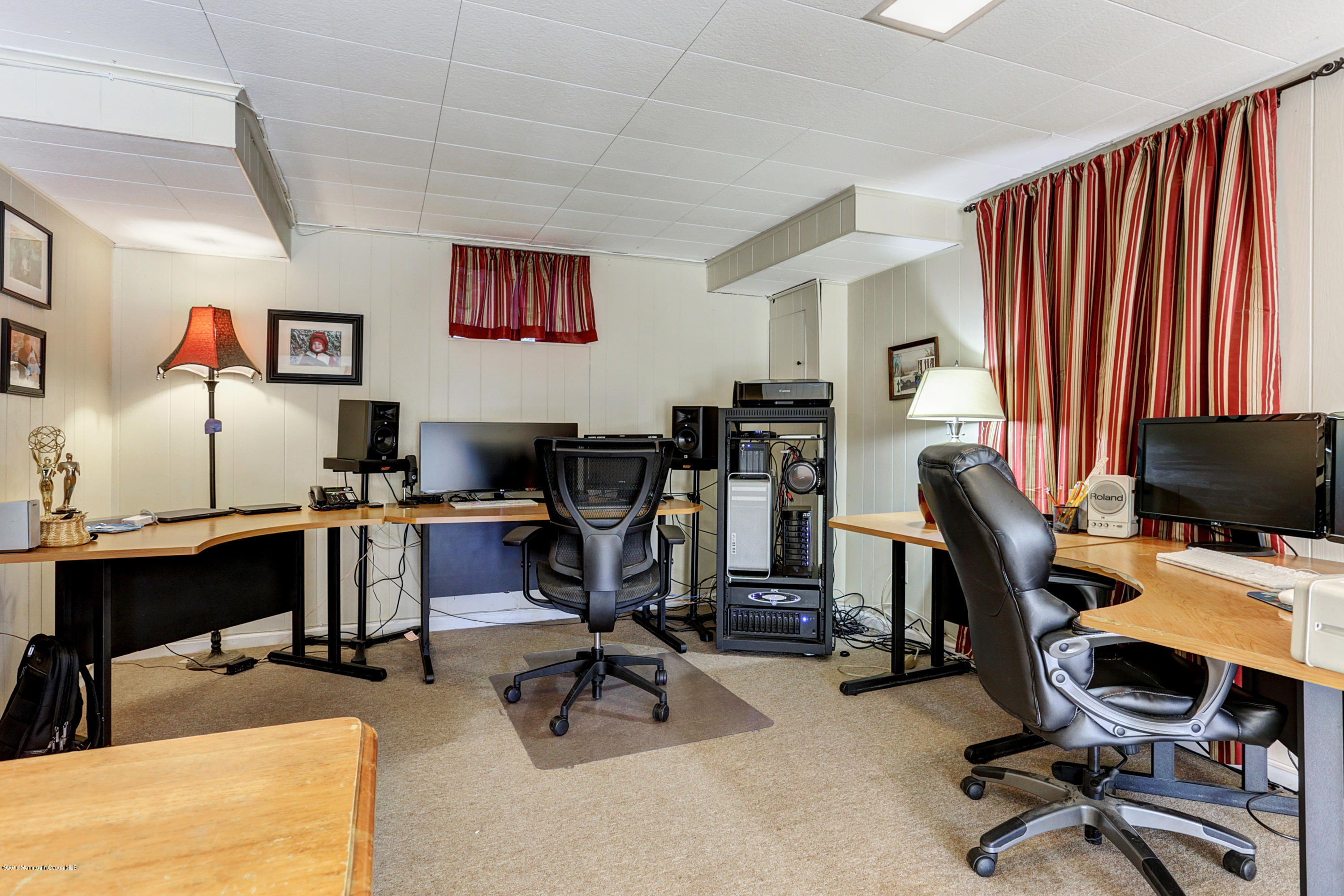 254 Newman Springs Road Colts Neck, NJ 07722 - Photo 24 of 30 a view of a workspace with furniture and a window